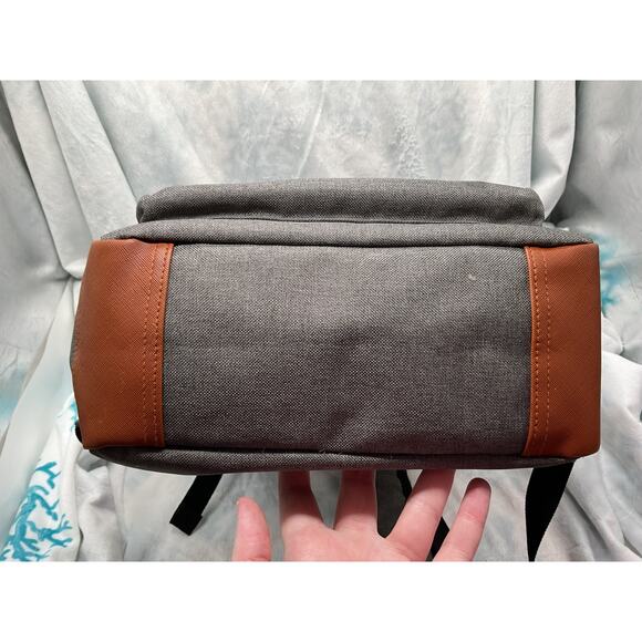 Mancio Slim Laptop Backpack Gray Adult Unisex - Picture 13 of 15